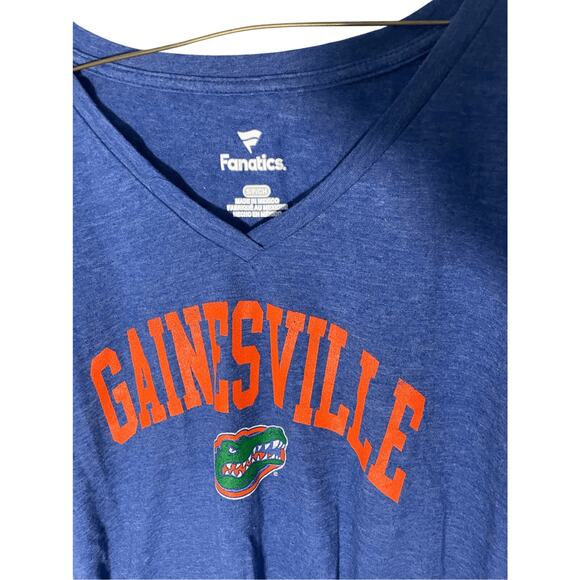 Fanatics Women's Florida Gators 3/4 Sleeve Graphic Blouse SZ S College Football - Picture 3 of 4